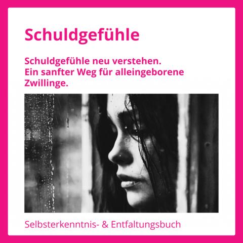 Selbsterkenntnis- & Entfaltungsbuch Erkenne, in welcher Form Du von Schuldgefühlen betroffen bist. Werde Dir über tieferliegende Emotionen sowie destruktive Muster, Glaubenssätze und ihre Zusammenhänge bewusst. Schaue Dich mit alledem auf einer tiefen, liebevollen, emotionalen und spirituellen Ebene neu an. Erarbeite Dir sanfte individuelle Lösungsmöglichkeiten. digital editierbar