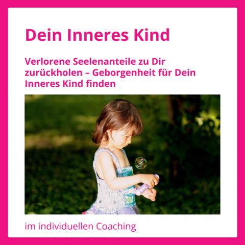 Verlorene Seelenanteile und Inneres Kind Erlebe, wie Du Dich selbst auf tieferer Ebene wieder sammeln und stärken kannst. Lass uns verlorene Seelenanteile behutsam zu Dir zurückholen. Gib Deinem Inneren Kind Schutz, Geborgenheit und Liebe, um zur Ruhe zu kommen und Dich ganz angenommen zu fühlen. Erkenne Deine eigene Liebenswürdigkeit und lerne, Dich selbst wertzuschätzen. Entwickle innere Sicherheit und Stärke, um erwachsen zu handeln und in freudiges, seelentiefes Miteinander gehen zu können.