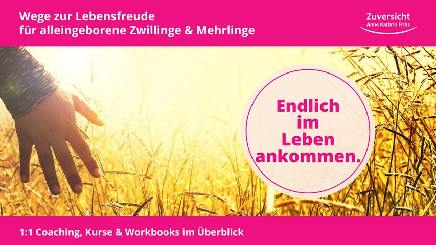 Entdecke spezialisierte Onlinekurse und Workbooks für alleingeborene Zwillinge. Erlebe Verbindung & lerne, mit Hochsensibilität leichter zu leben.