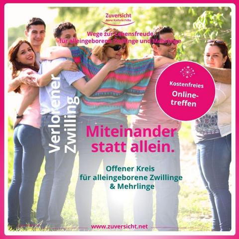 Ein Verlorener Zwilling ist häufig die Ursache für tiefe Einsamkeit und eine lange Suche nach wahrer Verbindung. Anne Kathrin Frihs lädt alleingeborene Zwillinge und Mehrlinge zum Austausch ein.