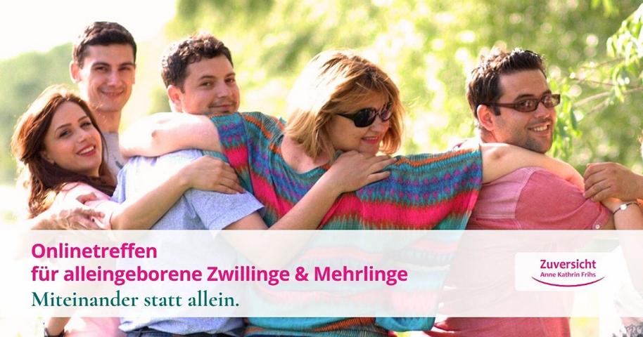 Onlinetreffen für alleingeborene Zwillinge und Mehrlinge – Praxis Zuversicht